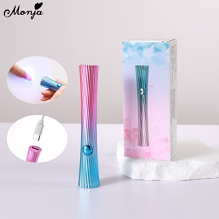  Monja Đèn led uv Sấy Khô Móng Tay mini Cầm Tay Chuyên Nghiệp 