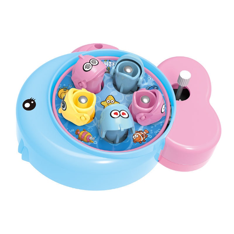 Cần Câu Cá Đồ Chơi mini Cho Trẻ Em Trên Nó