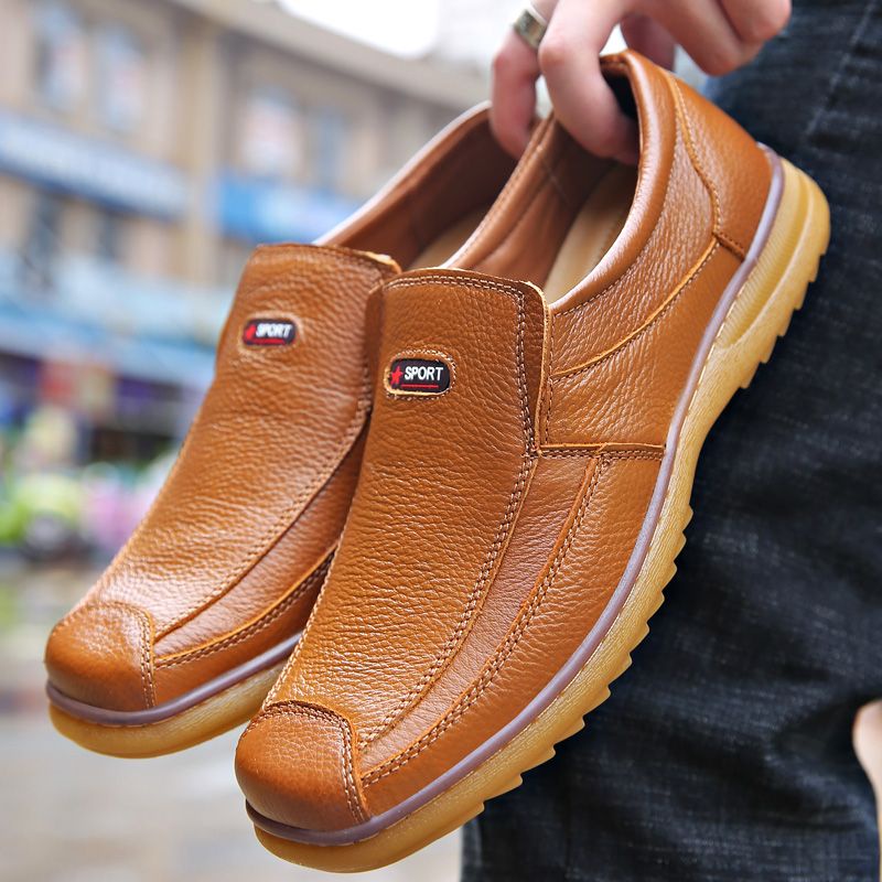 Giày Da Bò Thật Phong Cách Doanh Nhân Thời Trang Mùa Thu 2022 Cho Nam