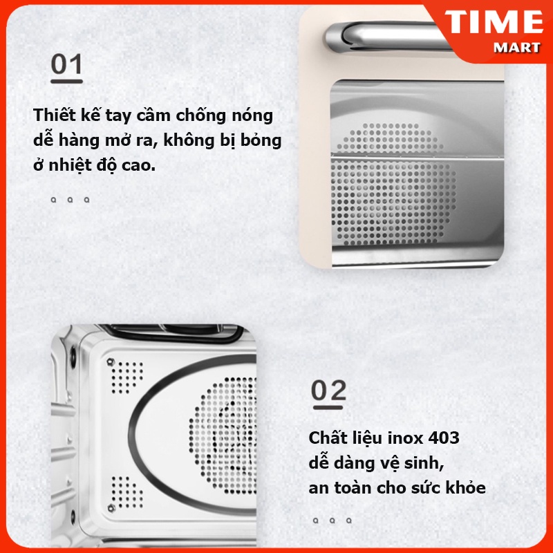 Lò chiên hơi nước lò nướng hấp Xiaomi Qcooker CR-ZK201Y dung tích 20L menu 20 chức năng,tiệt trùng/hấp/nướng đồ ăn