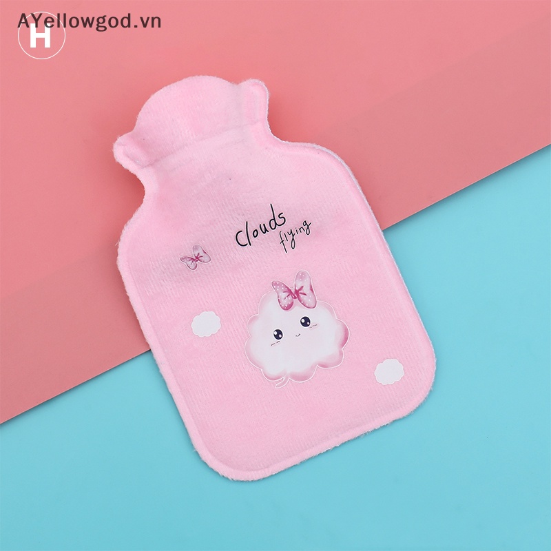 Ayellowgod Bình Nước Nóng Giữ Ấm Bụng Họa Tiết Hoạt Hình Có Thể Tái Sử Dụng vn