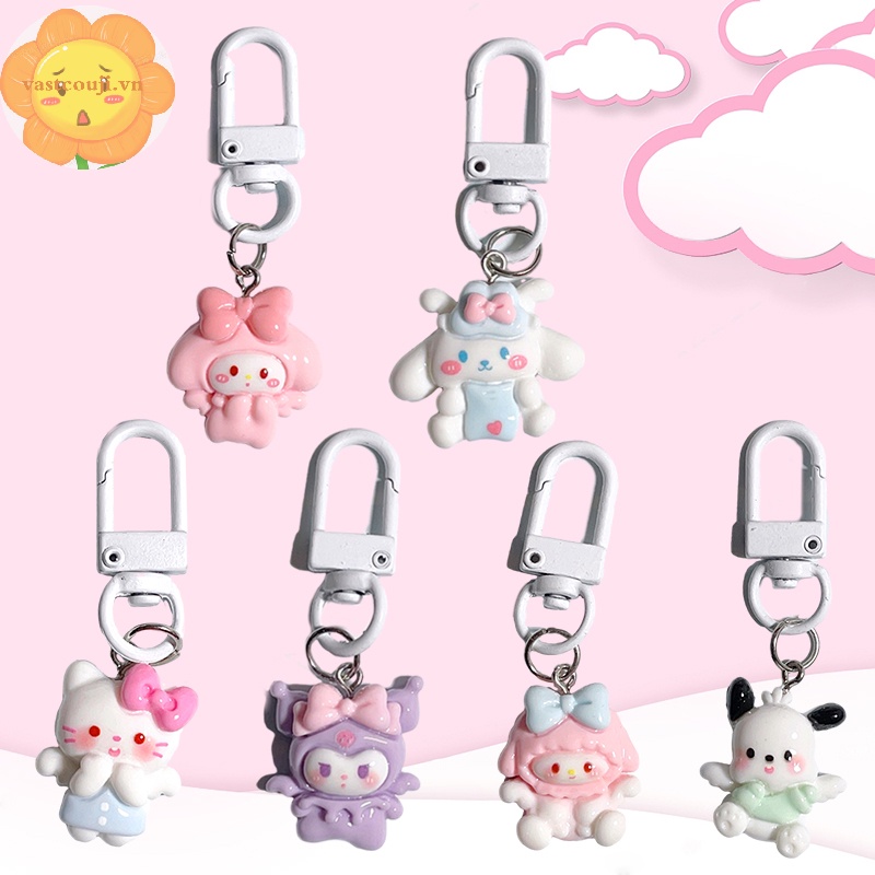 Vastji Móc Khóa Hình sanrio hello kitty melody pochacco cinnamoroll kuromi Xinh Xắn vn