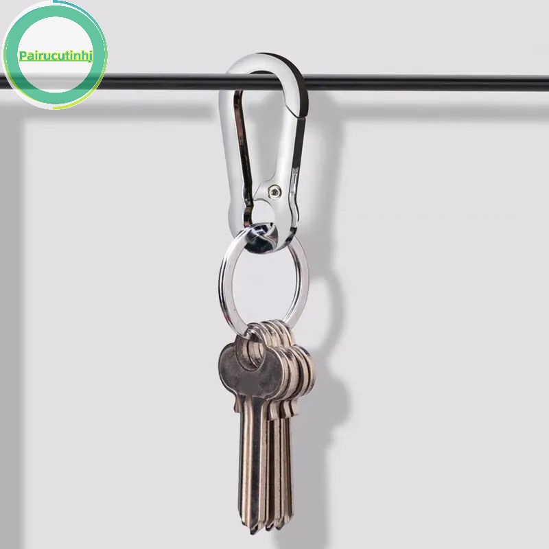 Parucutin Móc Chìa Khóa Bằng Thép Không Gỉ Chống Thất Lạc Trang Trí Xe Hơi vn