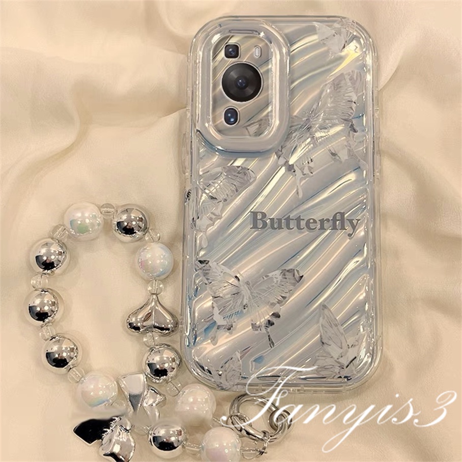 Ốp Điện Thoại tpu Dẻo Màu laser Họa Tiết Bươm Bướm Cho iphone 15 14 13 12 11 pro max x xr xs max 8 7 6s plus se 2020