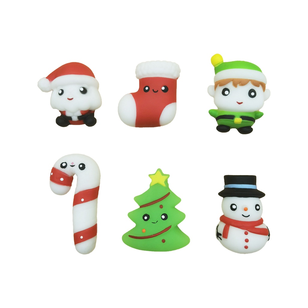 1 Đồ Chơi Squishy Hình Ông Già Noel Giúp Giảm Căng Thẳng