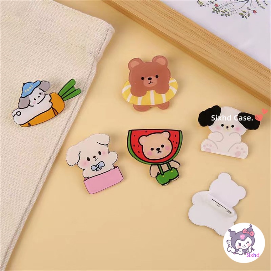 Hoạt Hình Ốp Điện Thoại Có Giá Đỡ Hình Gấu Dễ Thương Phong Cách Hàn Quốc Cho iphone