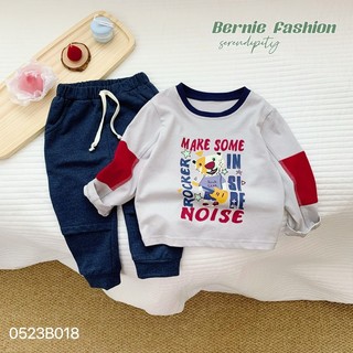 Bộ dài tay make some noise cho bé trai