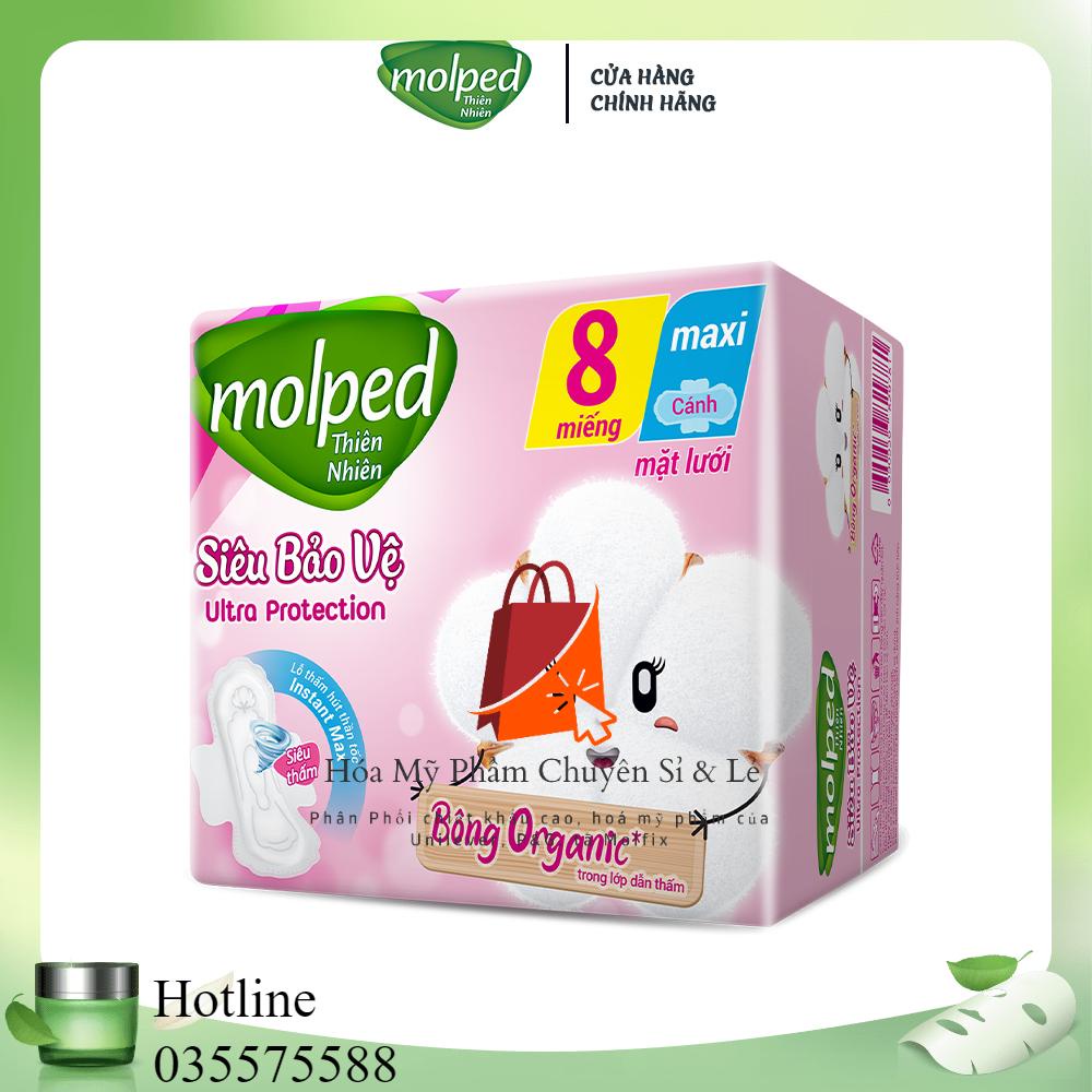 Molped Băng vệ sinh thiên nhiên Dày có cánh