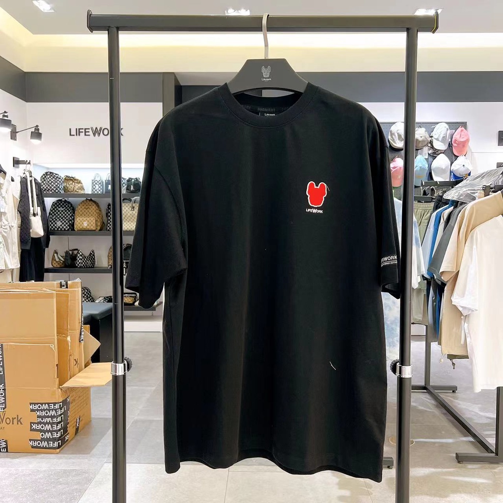 Áo Thun Tay Ngắn In Hình Nhãn Hiệu Thời Trang Mới Cho Nam Và Nữ