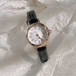  Pháp Niche 2025 Phong Cách Mới Nhỏ Tinh Tế Đồng Hồ Nữ Sinh Viên Phiên Bản Hàn Quốc Thiết Kế Đơn Giản Cao Cấp Màu Trắng Retro 