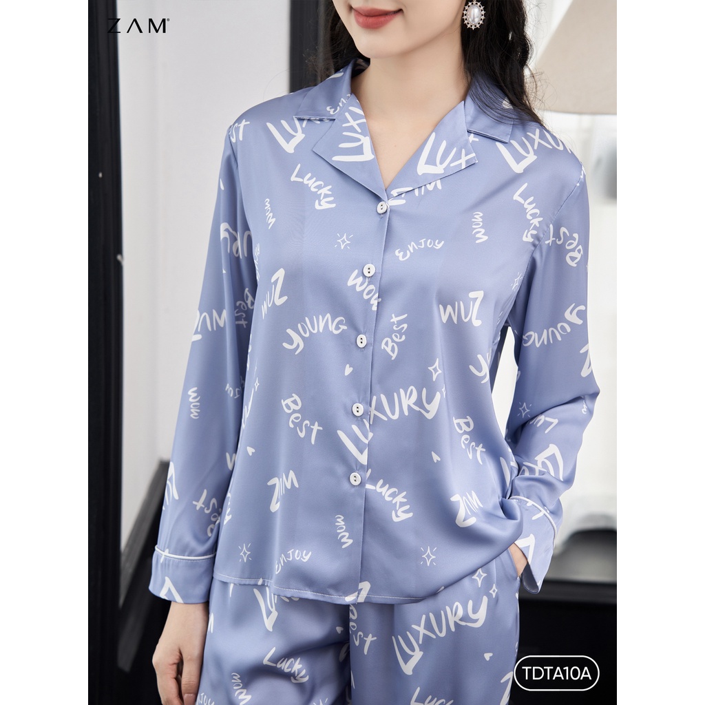 ZAM Luxury - TDTA10A - Dài tay CHỮ ZAM TÍM