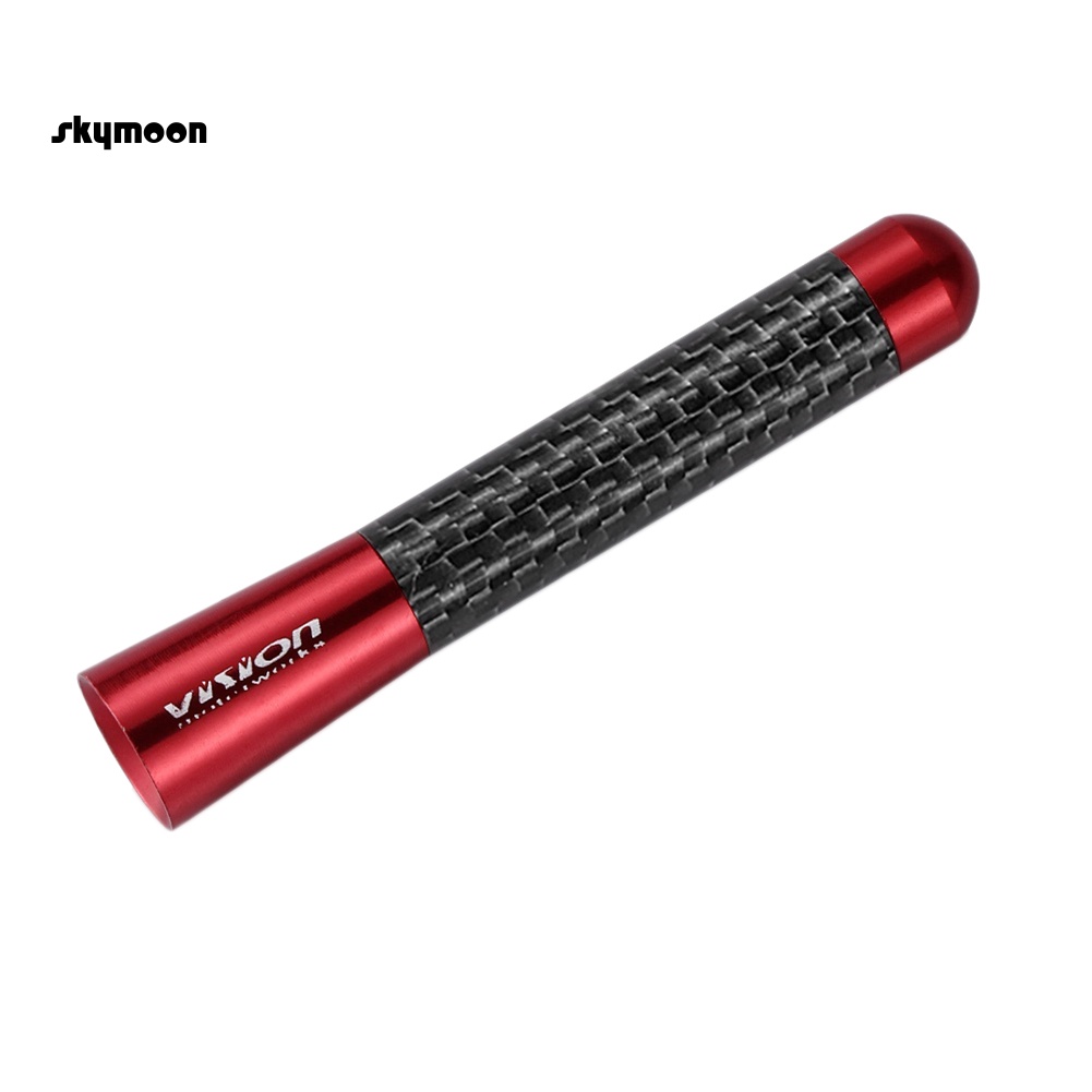 Ăng Ten Ngắn Bằng Thép Không Gỉ Sợi carbon 12cm Thông Dụng Cho Xe Hơi