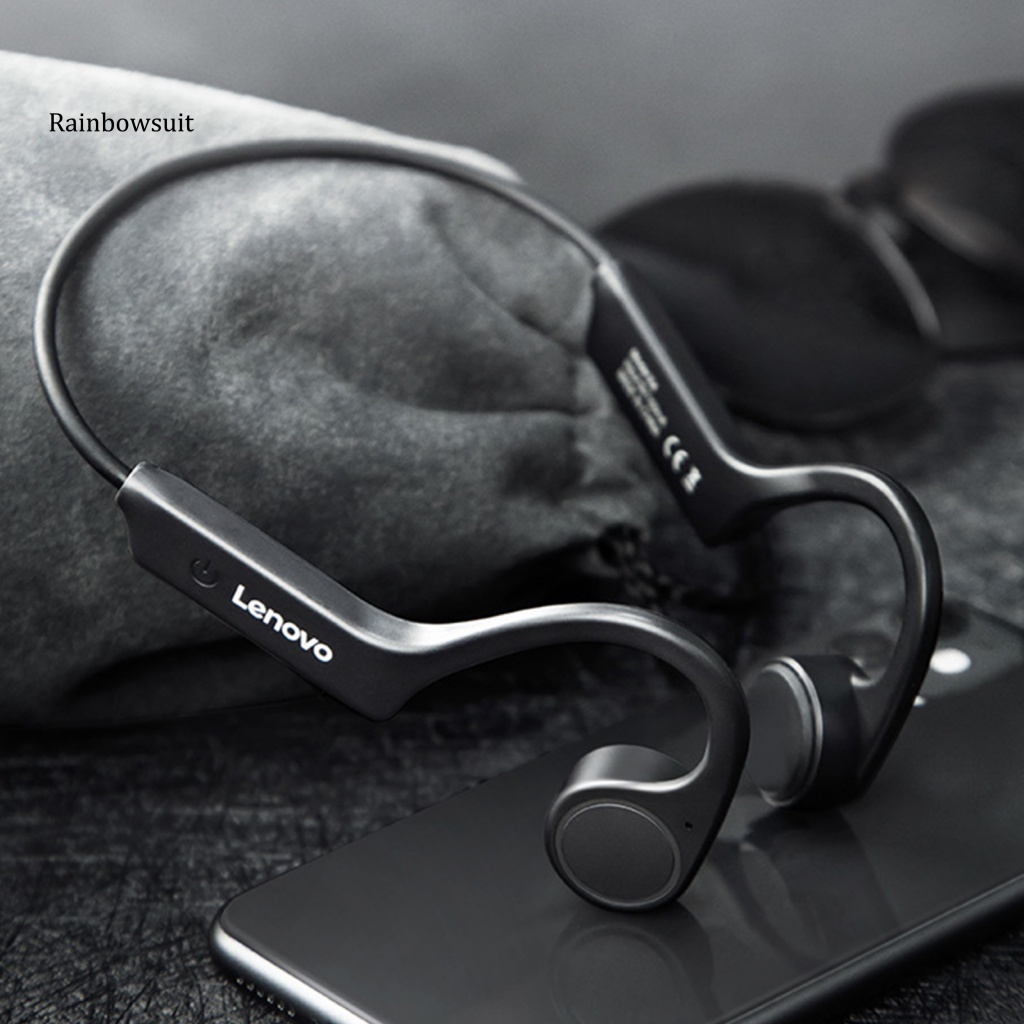 Tai Nghe Không Dây bluetooth lenovo x4 Dung Lượng Lớn Chống Nước Có Thể Truyền Âm Thanh Xương Tai Nghe Thể Thao