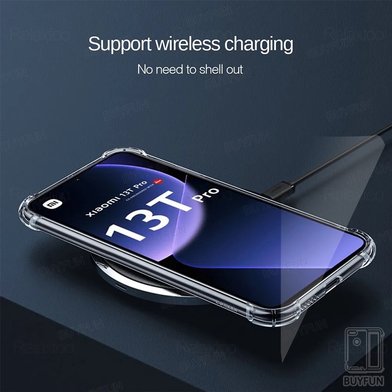 Soft Clear Case for Xiaomi 13T Pro mi13t 13t 12t 11t 10t Mi t13 Phone Cases Shockproof Airbag Cover