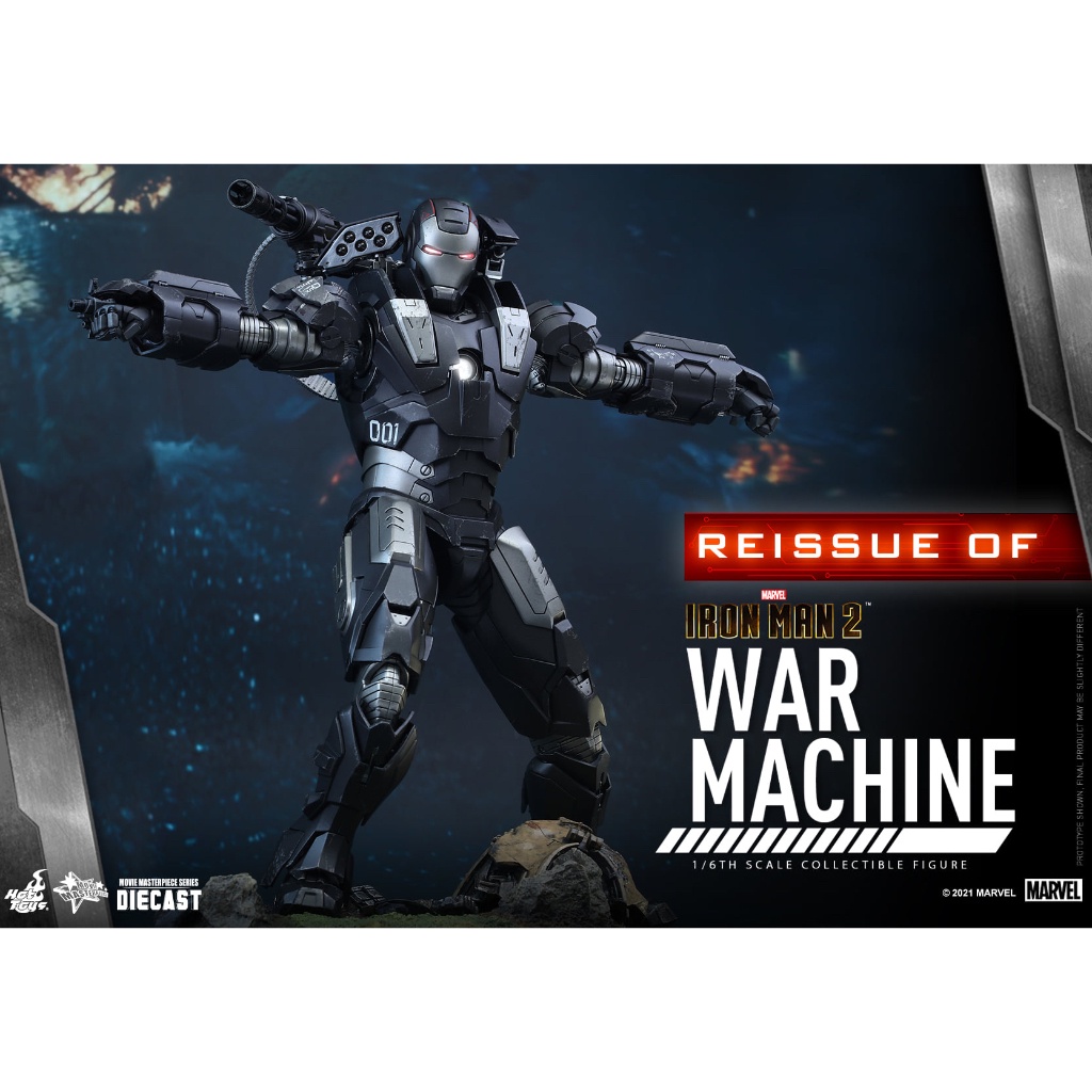 Hàng đẹp Mô hình Hottoys 1/6 MMS-331 D13: War Machine Mark 1 cực chất tặng xe