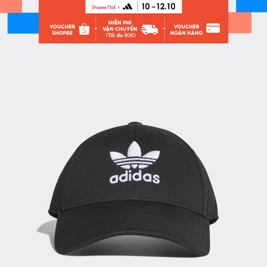 adidas Phong cách sống Mũ Bóng Chày Ba Lá Unisex Đen EC3603