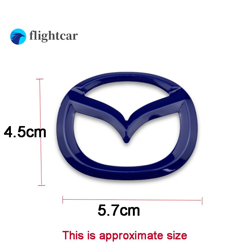 1 Miếng Dán logo Trang Trí Vô Lăng Xe Hơi mazda 3 6 cx9 cx7 cx5 axela