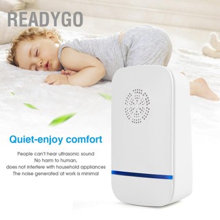 ReadyGo Kiểm soát dịch hại Máy đuổi siêu âm điện tử trong nhà cho muỗi Chuột Loài gặm nhấm