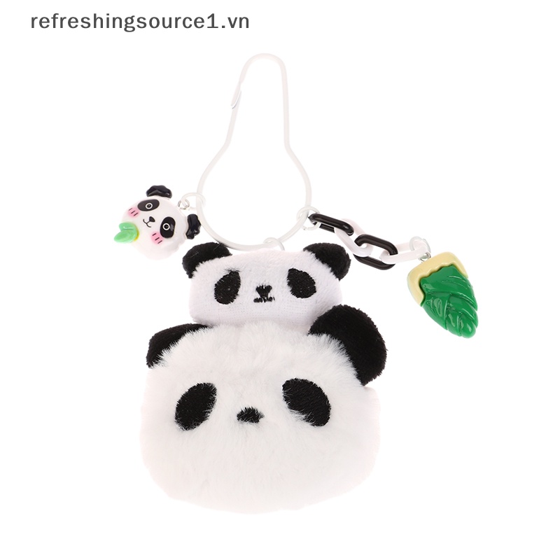 Móc Khóa Gấu Trúc Nhồi Bông Dễ Thương 1.vn}