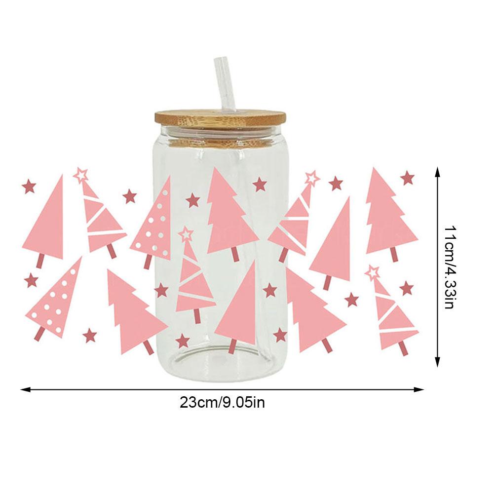 Miếng Dán Trang Trí Chống Thấm Nước / Dầu Mỡ Phong Cách Giáng Sinh s7i9