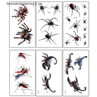 [Mới] Hình Xăm Dán 3d Hóa Trang halloween