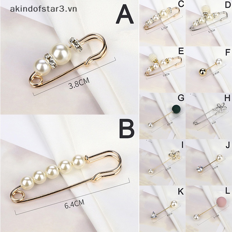 Ghim Cài Áo sweater / Váy / Cài Áo Đính Ngọc Trai