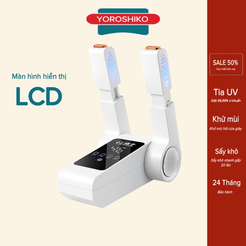 Máy sấy giày Yoroshiko cao cấp có tia cực tím khử mùi hàng chính hãng hàng cao cấp