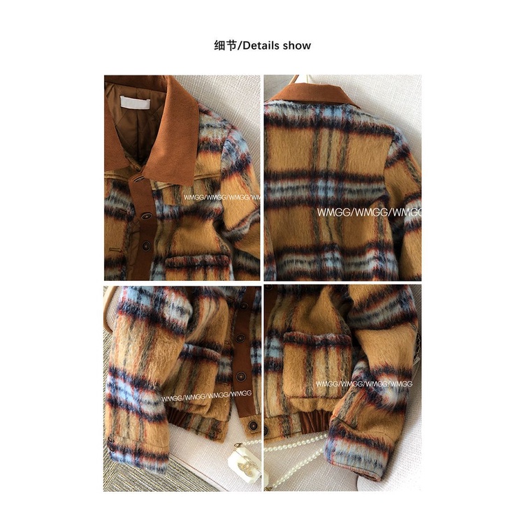 Xiaoxiang Áo Khoác Ngắn Chần Bông Dày Dặn Phong Cách Pháp Thời Trang Thu Đông Cho Nữ xiaoxiang