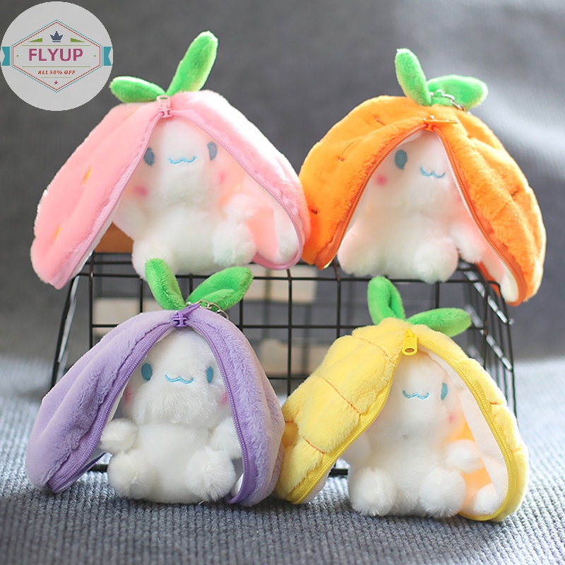 Flyup Búp Bê Nhồi Bông 12cm Hình Cà Rốt / Dâu Tây / Thỏ / Trái Cây Sáng Tạo Cho Bé vn