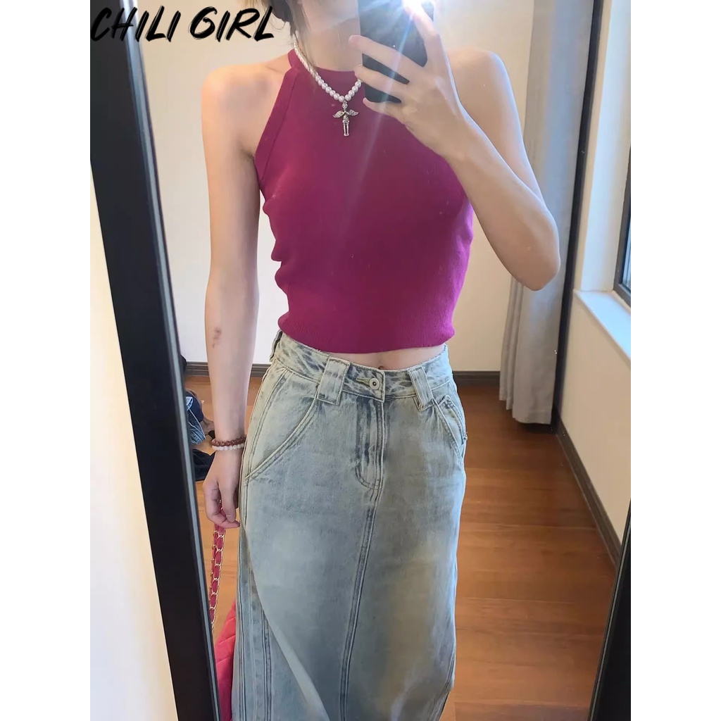 CHILI GIRL váy Chân váy thời trang váy nữ Trendy Fashion phổ biến hàn quốc WSQ2300HO7 41Z231010