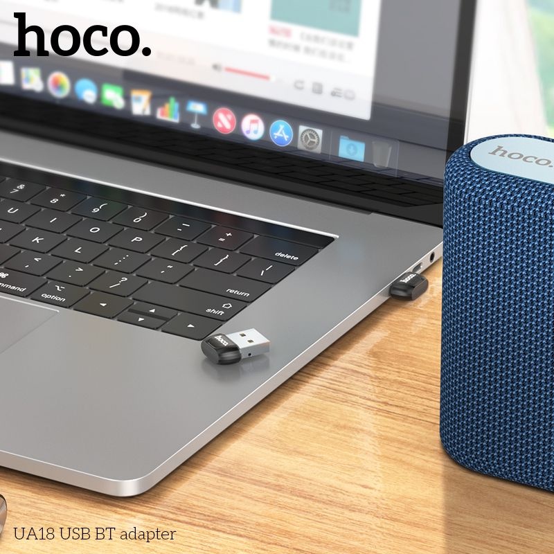 USB Bluetooth Hoco UA18 5.0 Kết Nối Bluetooth Cho Laptop, PC