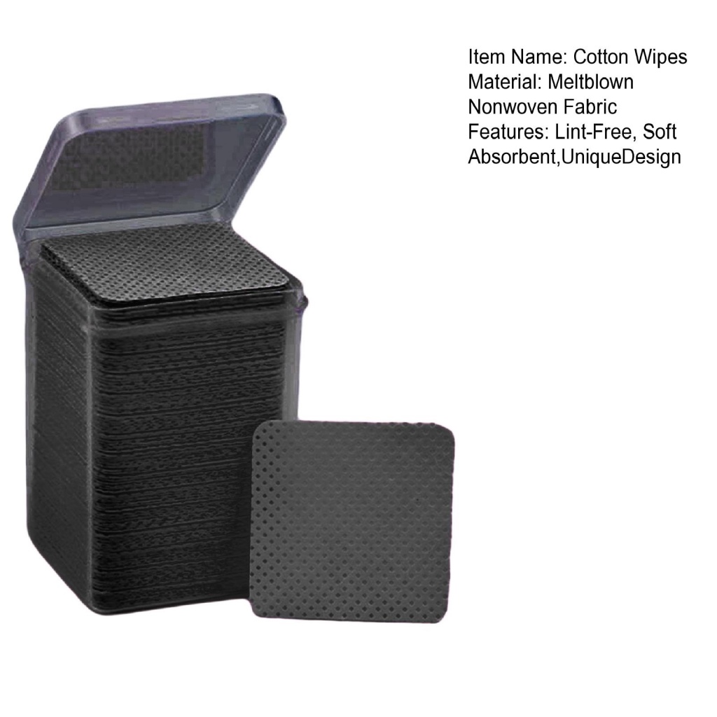 Set 200 / 1200 / 1100 / 1150 Miếng Bông Tẩy Sơn Móng Tay Nửa Đêm Chất Liệu Vải Không Dệt Mềm Mại Thấm Hút Dễ Dàng