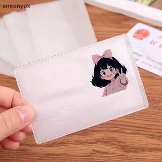 Aosunyuk Bao Đựng Thẻ id / Danh Thiếp / Danh Thiếp Trong Suốt