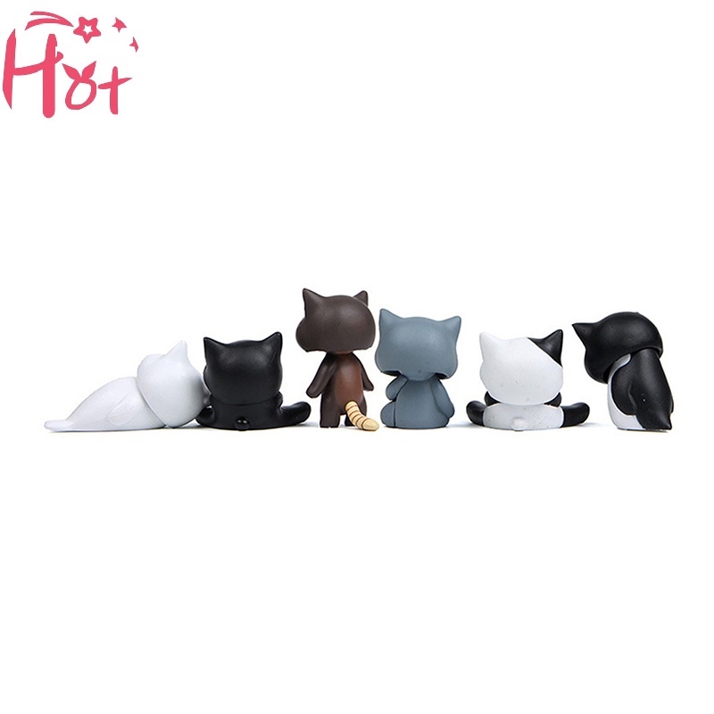 Jr Set 6 Mô Hình Mèo Chó shiba inu, guinea Pigs Mặc Đồ Sáng Tạo vn