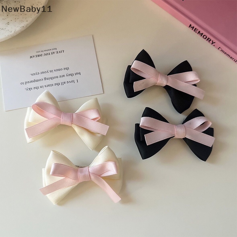 Bộ 2 Kẹp Tóc Nơ Phong Cách Hàn Quốc Dễ Thương Dành Cho Bé Gái