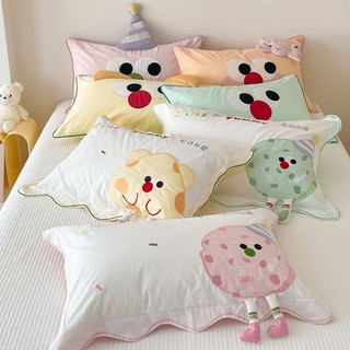 Vỏ gối cotton nguyên chất 30 74cm có thể giặt sạch dành cho bé