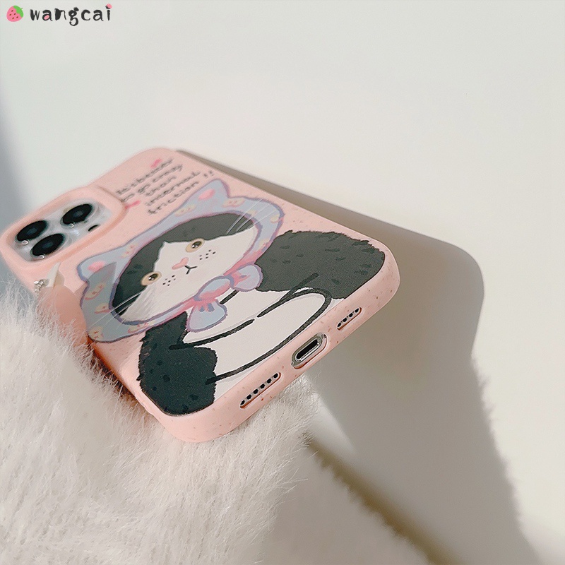 Ốp Điện Thoại Mềm Hình Mèo Đeo Nơ Dễ Thương Cho iphone 15 14 13 12 11 pro xs max xr x 7 8 plus