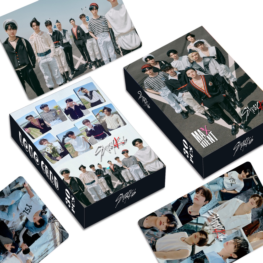 Hộp 30 Tấm Ảnh lomo Card felix i.n seungmin leeknow bangchan kpop straykids