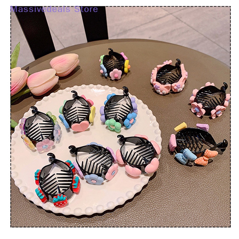 Kẹp Tóc Cỡ Lớn Hình Hoa Hoạt Hình Dễ Thương Cho Nữ Mới