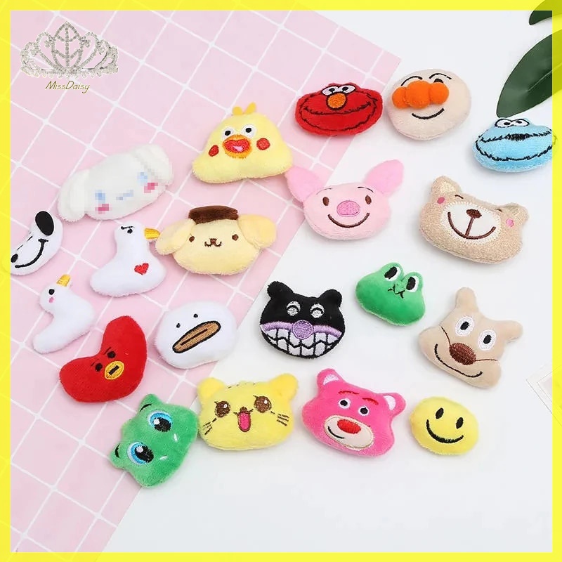 Set 10 Búp Bê Nhồi Bông Hình Động Vật Dễ Thương 5-6cm vn
