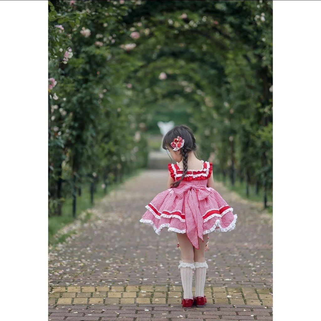 Hàng Mới Về Đầm Công Chúa Phong Cách lolita Thời Trang Mùa Hè Cho Bé Gái