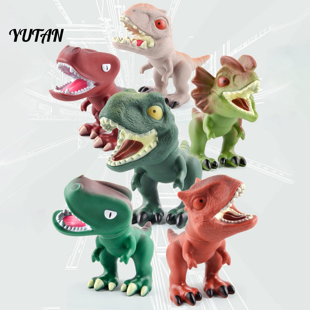 Yu-gi-osaur Đầu Khủng Long 360 Độ Trong Suốt Dễ Tháo Lắp