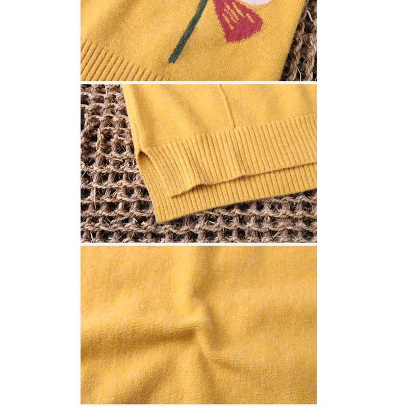 Áo vest Dệt Kim Đơn Giản Phong Cách retro Mùa Thu Mới Cho Nữ