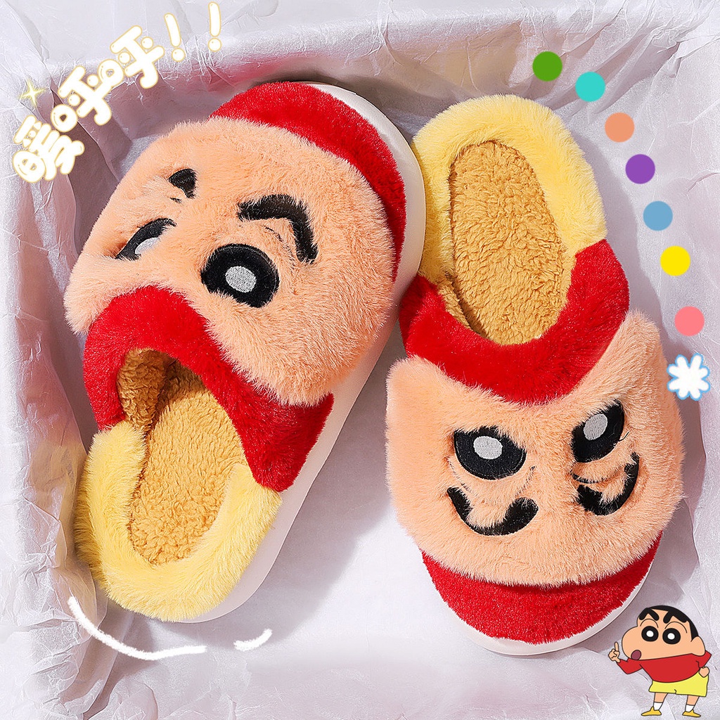 Dép Bông Đi Trong Nhà Hình shin-chan Hoạt Hình Đáng Yêu Cho Cặp Đôi