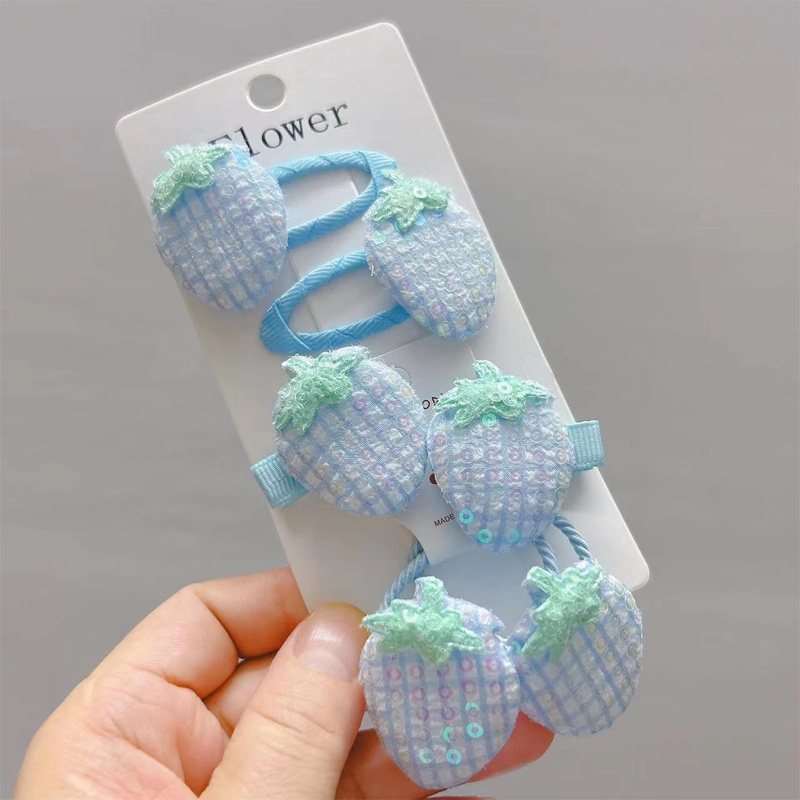 Kẹp Tóc Hình Trái Cây Dễ Thương Cho Mẹ Và Bé