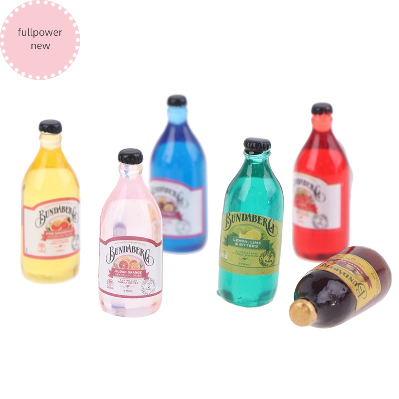 Fullpowernew Set 10 Chai Nước Mini Tỉ Lệ 1: 12 1: 6 Cho Nhà Búp Bê vn