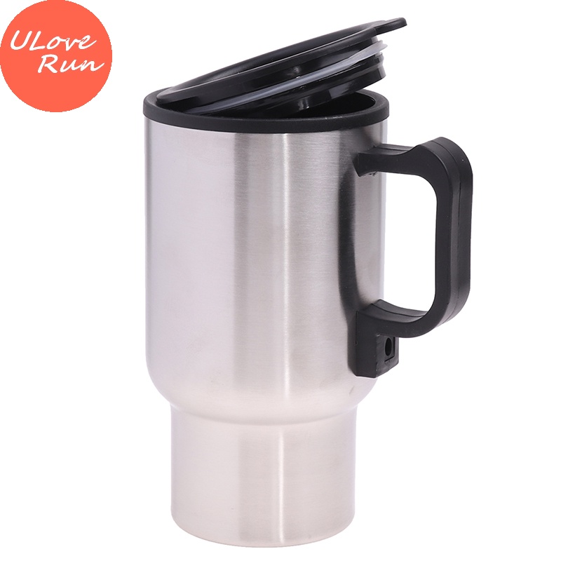 Uloverun Bình Đun Nước Bằng Thép Không Gỉ 12v 450ml Cho Xe Hơi vn
