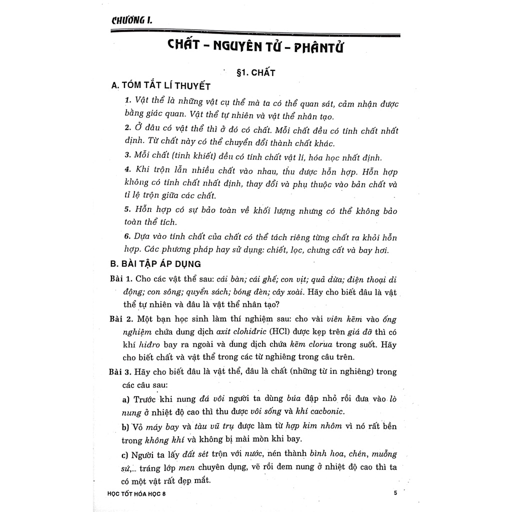 Sách Sách Học Tốt Hoá Học 8