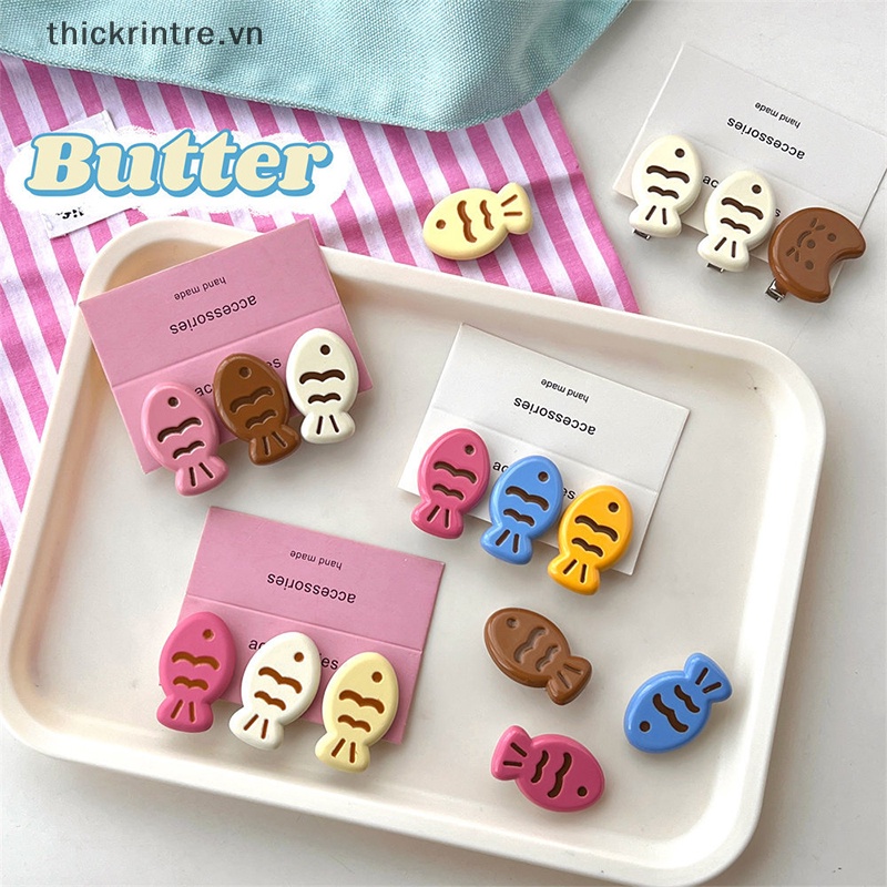 Set 1 / 3 Kẹp Tóc Hình Cá Dễ Thương Cho Bé Gái vn