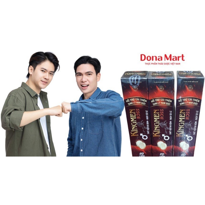 Viên Sủi KING MEN BOSS - Hỗ Trợ Tăng Cường Sinh Lý Nam Giới